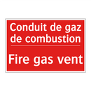 Conduit de gaz de combustion - Fire gas vent