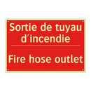 Sortie de tuyau d'incendie - Fire hose outlet