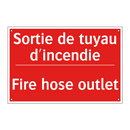 Sortie de tuyau d'incendie - Fire hose outlet