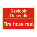 Dévidoir d'incendie - Fire hose reel