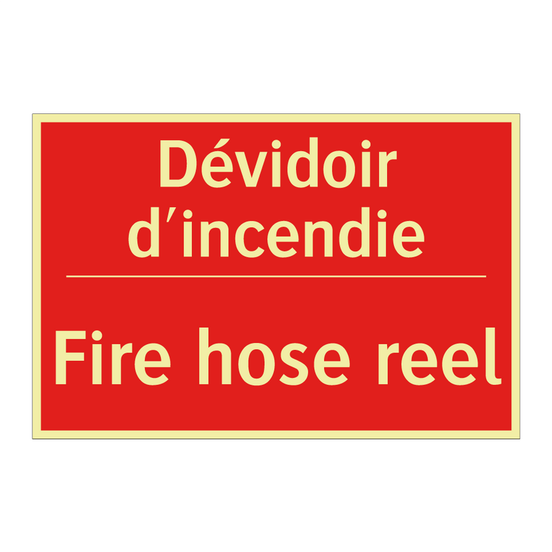 Dévidoir d'incendie - Fire hose reel