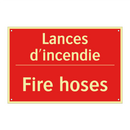 Lances d'incendie - Fire hoses