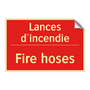 Lances d'incendie - Fire hoses
