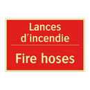 Lances d'incendie - Fire hoses