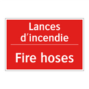 Lances d'incendie - Fire hoses
