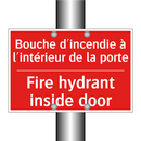 Bouche d'incendie à l'intérieur /.../ - Fire hydrant inside door