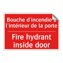 Bouche d'incendie à l'intérieur /.../ - Fire hydrant inside door