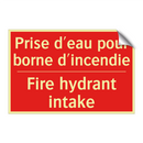 Prise d'eau pour borne d'incendie /.../ - Fire hydrant intake