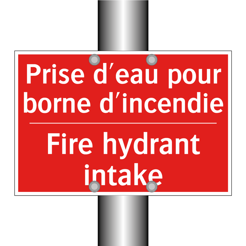 Prise d'eau pour borne d'incendie /.../ - Fire hydrant intake