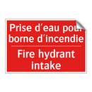 Prise d'eau pour borne d'incendie /.../ - Fire hydrant intake