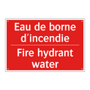Eau de borne d'incendie - Fire hydrant water