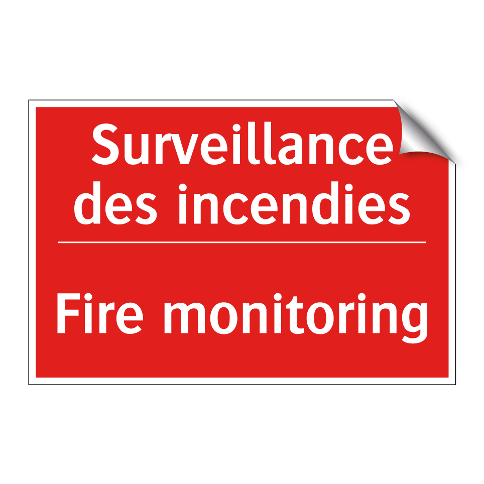Surveillance des incendies - Fire monitoring