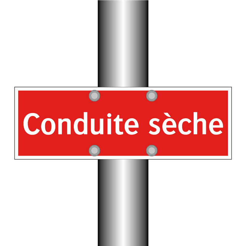 Conduite sèche