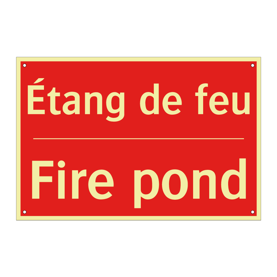 Étang de feu - Fire pond
