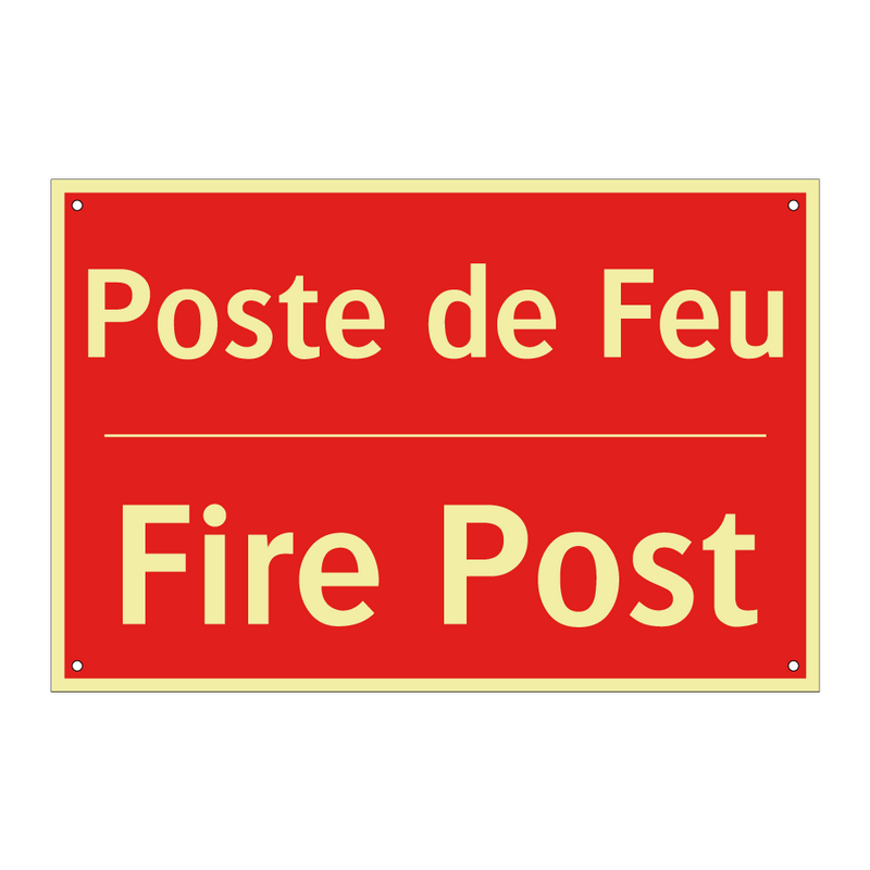 Poste de Feu - Fire Post