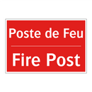 Poste de Feu - Fire Post