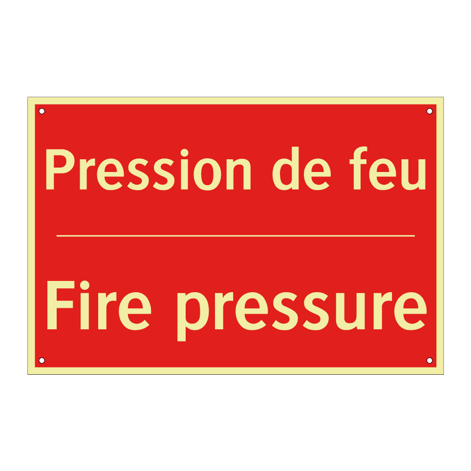 Pression de feu - Fire pressure