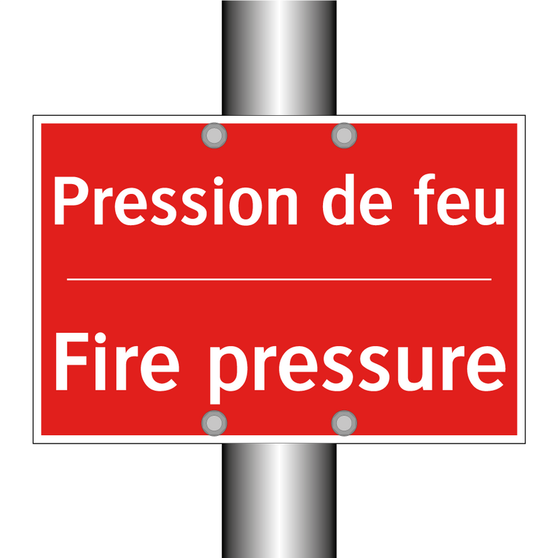Pression de feu - Fire pressure