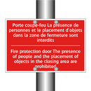 Porte coupe-feu La présence de /.../ - Fire protection door The presence /.../