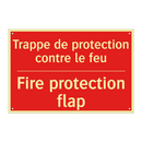 Trappe de protection contre le /.../ - Fire protection flap