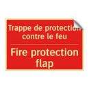 Trappe de protection contre le /.../ - Fire protection flap
