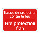 Trappe de protection contre le /.../ - Fire protection flap