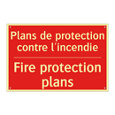 Plans de protection contre l'incendie /.../ - Fire protection plans
