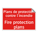Plans de protection contre l'incendie /.../ - Fire protection plans