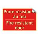 Porte résistante au feu - Fire resistant door