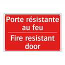 Porte résistante au feu - Fire resistant door