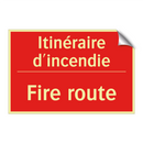 Itinéraire d'incendie - Fire route