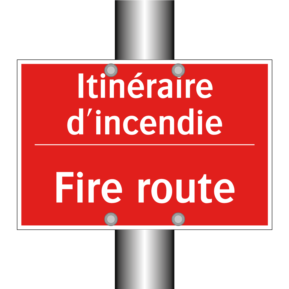 Itinéraire d'incendie - Fire route