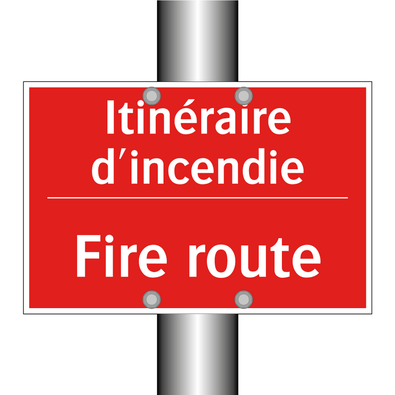 Itinéraire d'incendie - Fire route