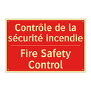 Contrôle de la sécurité incendie /.../ - Fire Safety Control