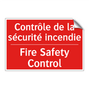 Contrôle de la sécurité incendie /.../ - Fire Safety Control