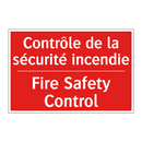 Contrôle de la sécurité incendie /.../ - Fire Safety Control