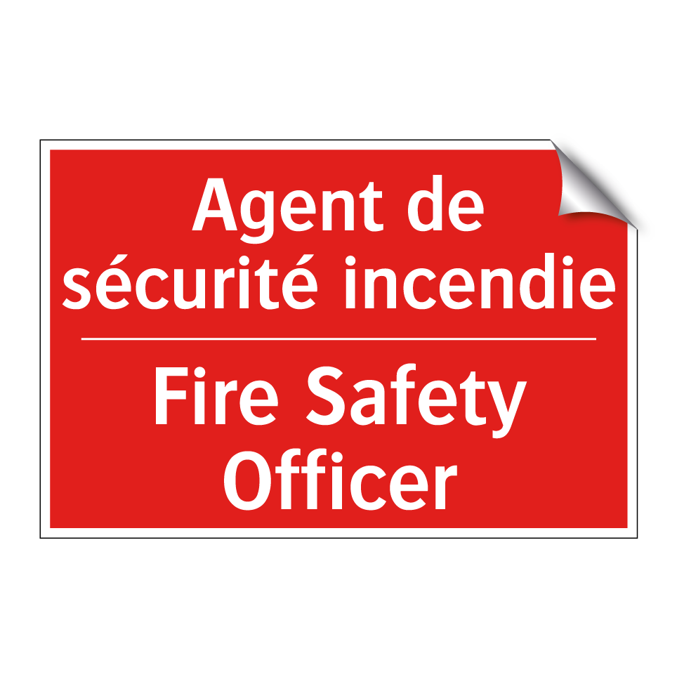 Agent de sécurité incendie - Fire Safety Officer