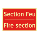 Section Feu - Fire section