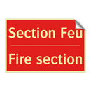 Section Feu - Fire section