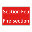 Section Feu - Fire section