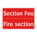 Section Feu - Fire section