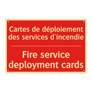 Cartes de déploiement des services /.../ - Fire service deployment cards