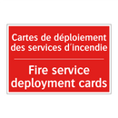 Cartes de déploiement des services /.../ - Fire service deployment cards