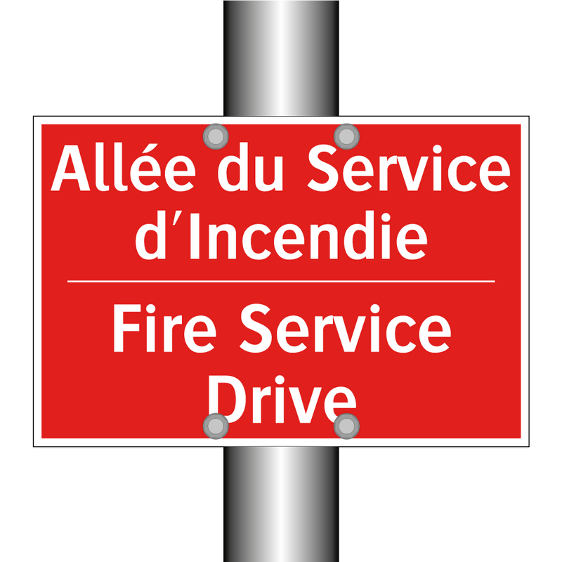 Allée du Service d'Incendie - Fire Service Drive