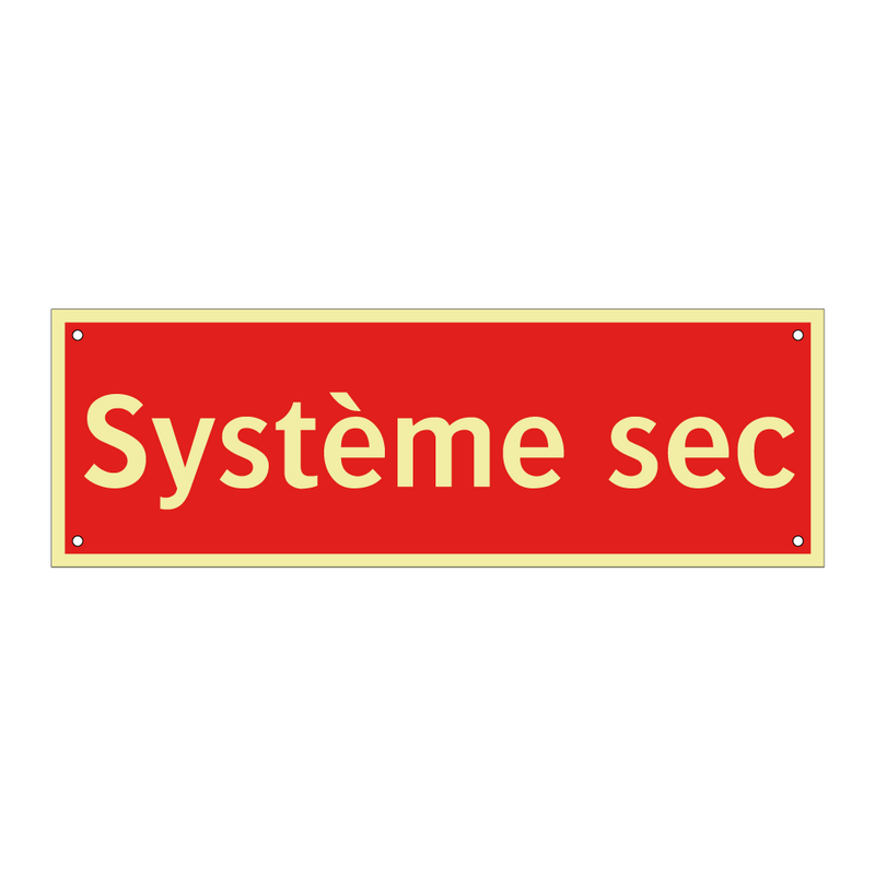 Système sec