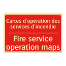 Cartes d'opération des services /.../ - Fire service operation maps