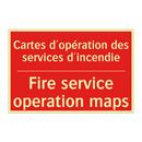 Cartes d'opération des services /.../ - Fire service operation maps