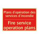 Plans d'opération des services /.../ - Fire service operation plans