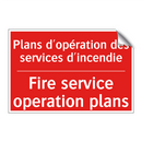 Plans d'opération des services /.../ - Fire service operation plans