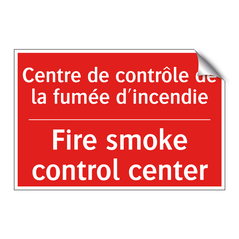 Centre de contrôle de la fumée /.../ - Fire smoke control center